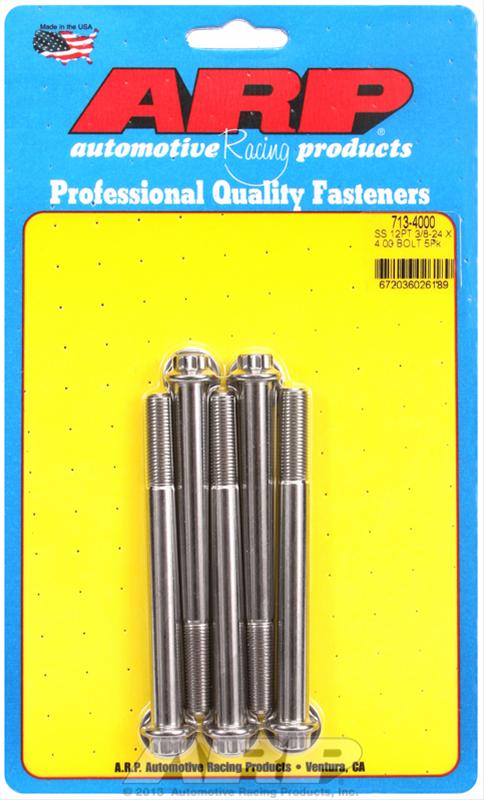 ARP ARP 3/8"-24 x 4.000 12pt SS bolts (713-4000) SR