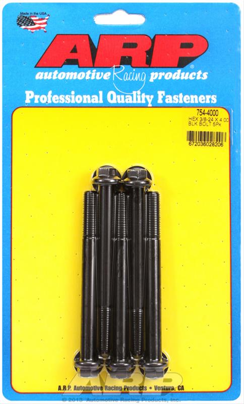 ARP ARP 3/8"-24 x 4.000 hex 7/16 wrenching black oxide bolts (754-4000) SR
