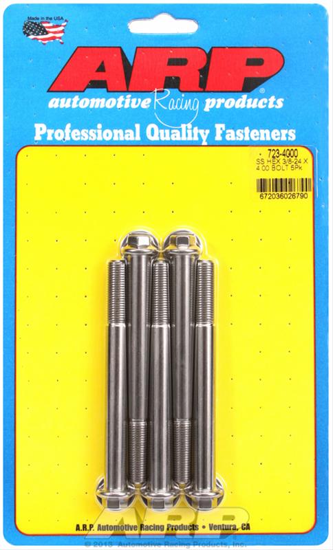 ARP ARP 3/8"-24 x 4.000 hex SS bolts (723-4000) SR