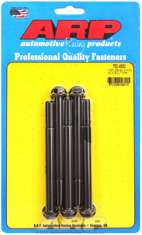 ARP ARP 3/8"-24 x 4.500 hex black oxide bolts (752-4500) SR