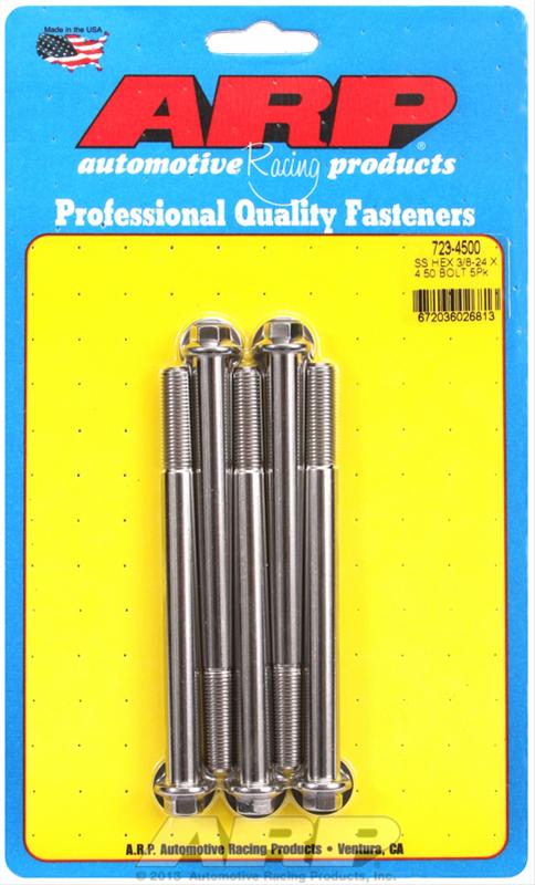ARP ARP 3/8"-24 x 4.500 hex SS bolts (723-4500) SR