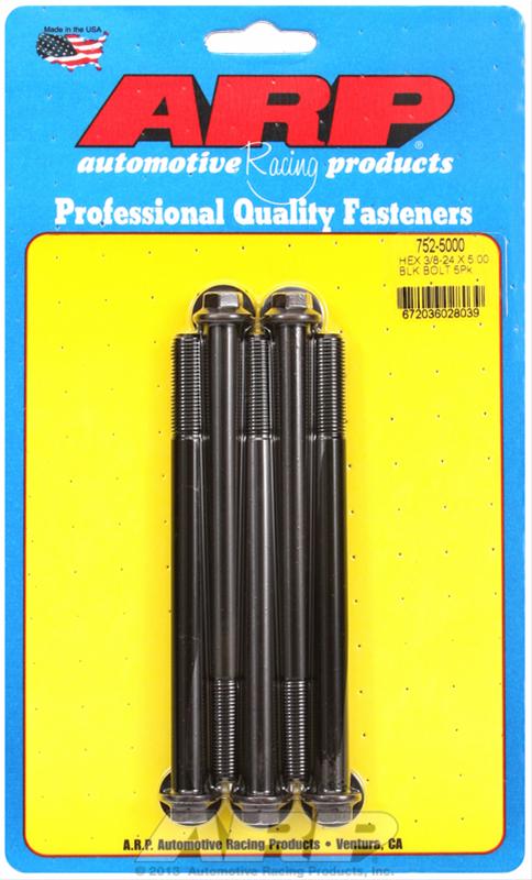 ARP ARP 3/8"-24 x 5.000 hex black oxide bolts (752-5000) SR