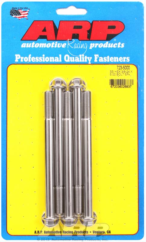 ARP ARP 3/8"-24 x 5.000 hex SS bolts (723-5000) SR