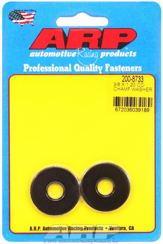 ARP ARP 3/8 ID 1.20 OD chamfer black washers (200-8733) SR