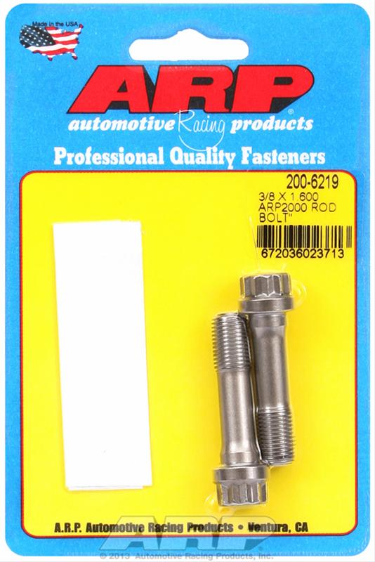 ARP ARP 3/8" X 1.6 ARP2000 rod bolt kit (200-6219) SR