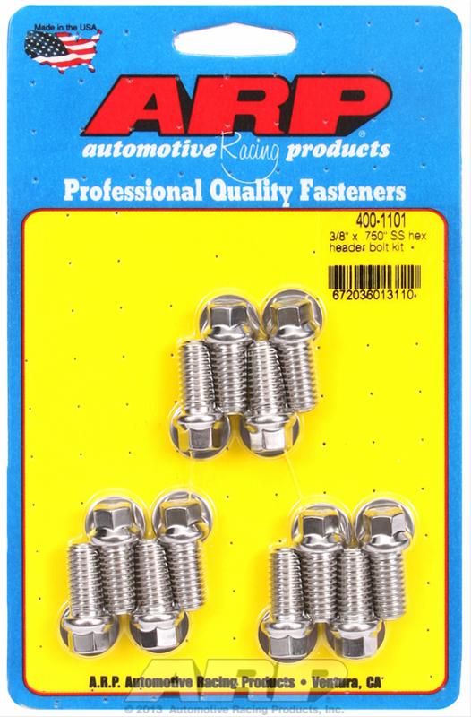 ARP ARP 3/8" x .750 SS hex header bolt kit (400-1101) SR