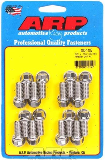 ARP ARP 3/8" x .750 SS hex header bolt kit (400-1102) SR