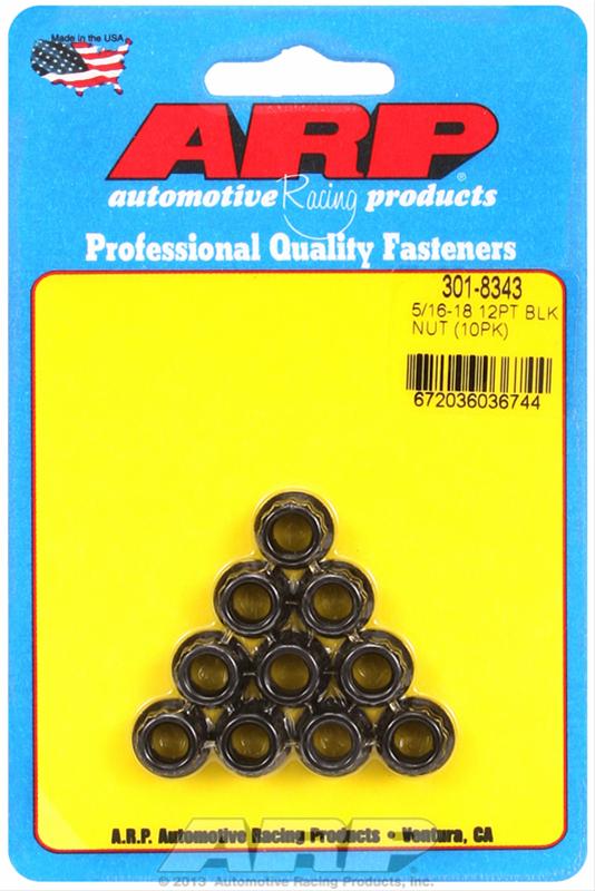 ARP ARP 5/16-18 12pt nut kit (301-8343) SR
