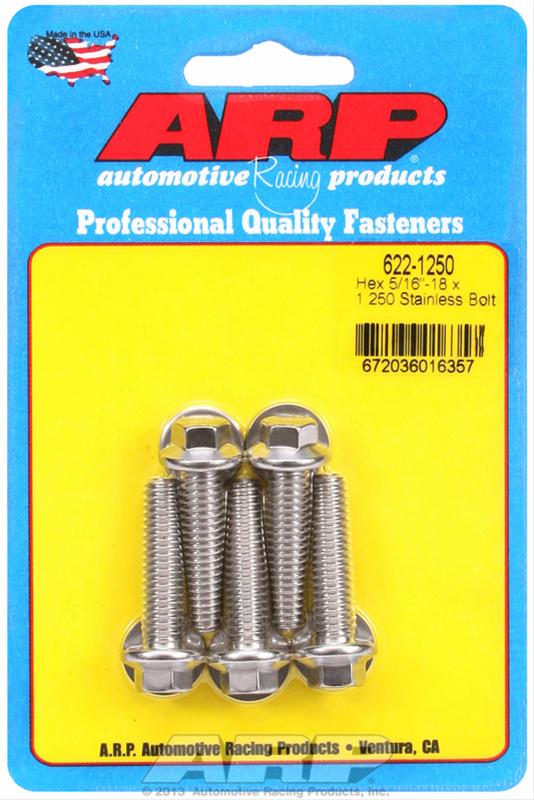 ARP ARP 5/16"-18 x 1.250 hex SS bolts (622-1250) SR