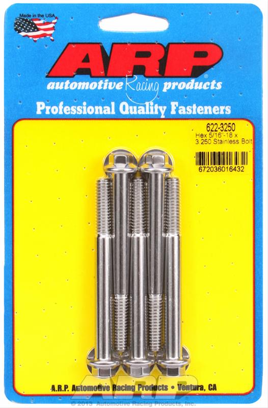 ARP ARP 5/16"-18 x 3.250 hex SS bolts (622-3250) SR