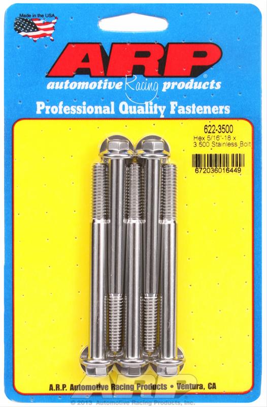 ARP ARP 5/16"-18 x 3.500 hex SS bolts (622-3500) SR