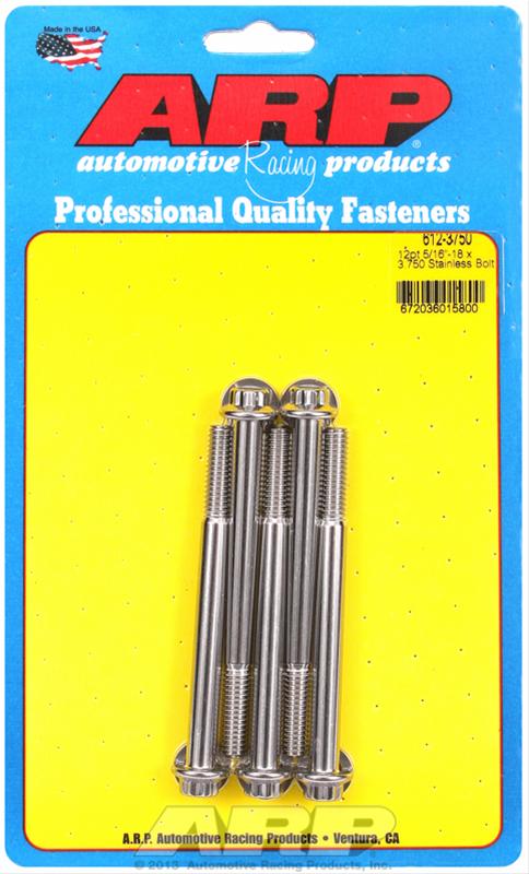 ARP ARP 5/16"-18 x 3.750 12pt SS bolts (612-3750) SR