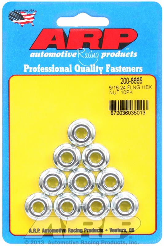 ARP ARP 5/16-24 hex flanged nut (200-8665) SR