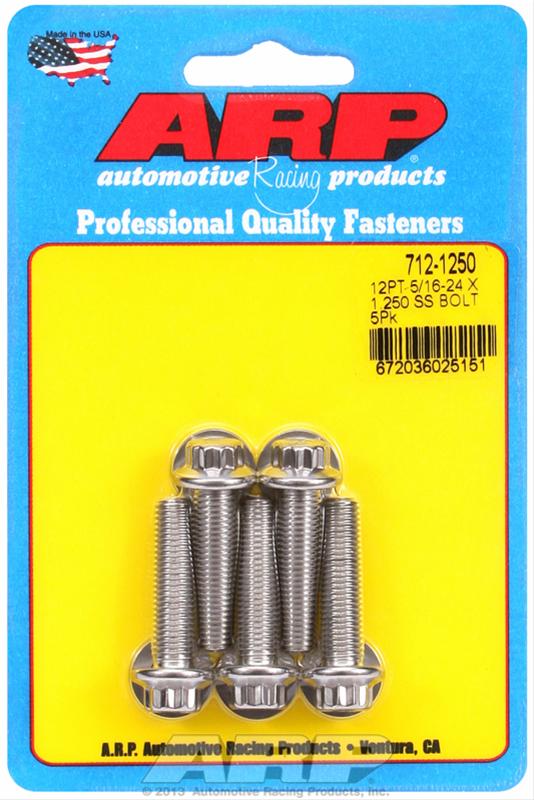ARP ARP 5/16"-24 x 1.250 12pt SS bolts (712-1250) SR