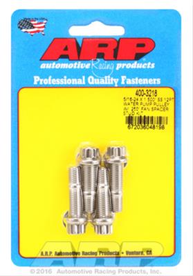 ARP ARP 5/16-24 X 1.500 SS 12pt water pump pulley w/ .250" fan s (400-3218) SR