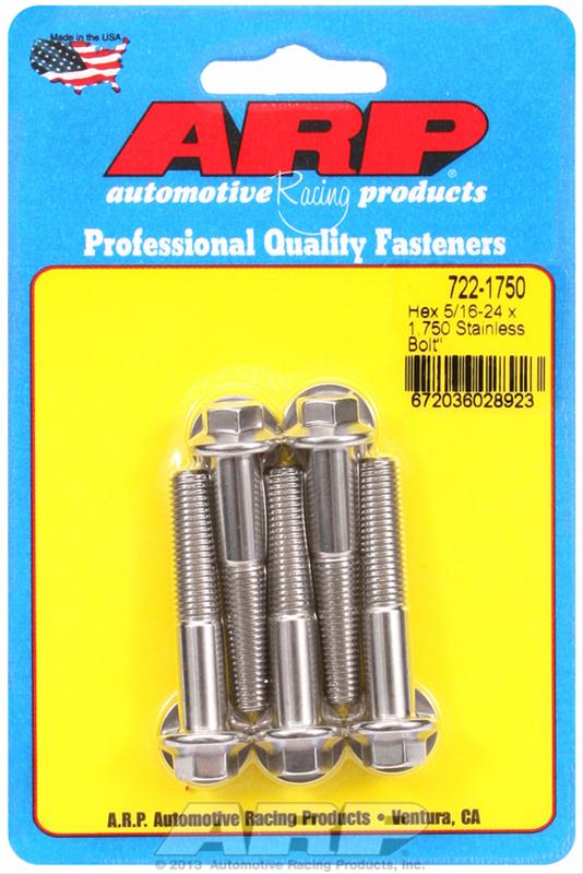ARP ARP 5/16"-24 x 1.750 hex SS bolts (722-1750) SR