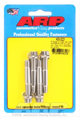 ARP ARP 5/16-24 X 2.250 SS 12pt water pump pulley w/ 1.000" fan (400-3221) SR