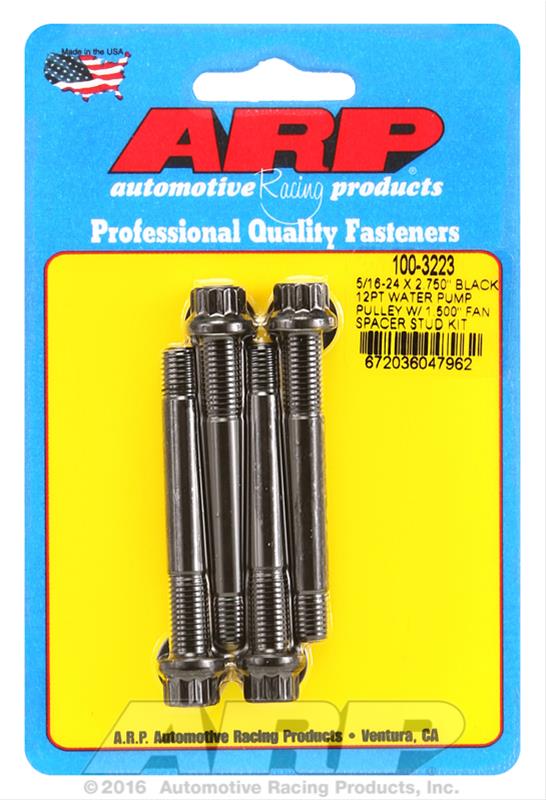 ARP ARP 5/16-24 X 2.750 black 12pt water pump pulley w/ 1.500" f (100-3223) SR