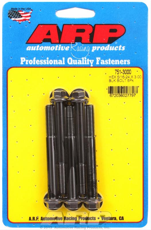 ARP ARP 5/16"-24 x 3.000 hex black oxide bolts (751-3000) SR