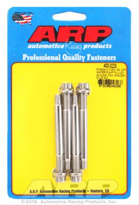 ARP ARP 5/16-24 X 3.250 SS 12pt water pump pulley w/ 2.000" fan (400-3225) SR