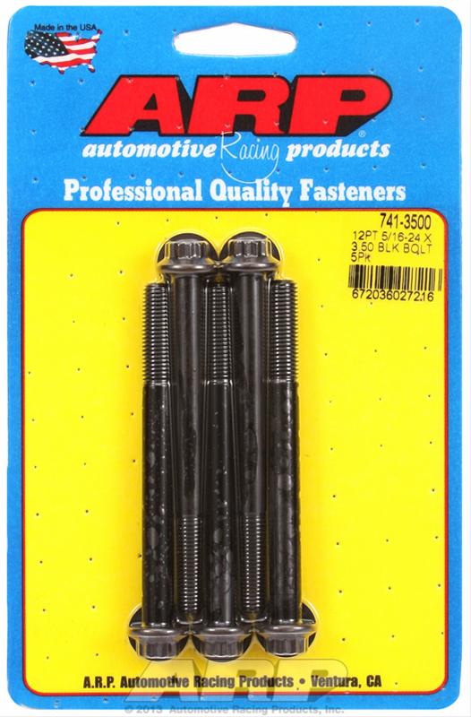 ARP ARP 5/16"-24 x 3.500 12pt black oxide bolts (741-3500) SR