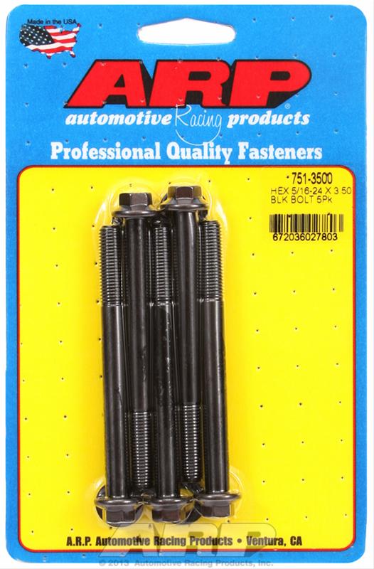 ARP ARP 5/16"-24 x 3.500 hex black oxide bolts (751-3500) SR
