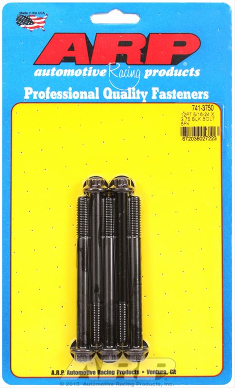 ARP ARP 5/16"-24 x 3.750 12pt black oxide bolts (741-3750) SR
