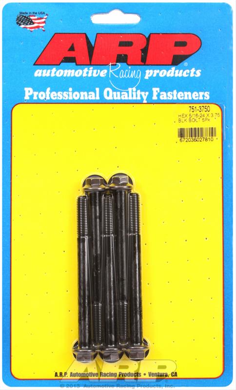ARP ARP 5/16"-24 x 3.750 hex black oxide bolts (751-3750) SR
