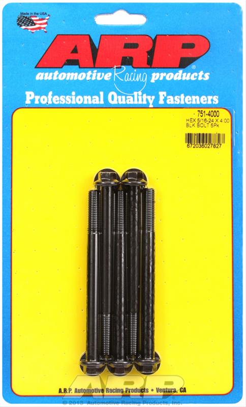ARP ARP 5/16"-24 x 4.000 hex black oxide bolts (751-4000) SR