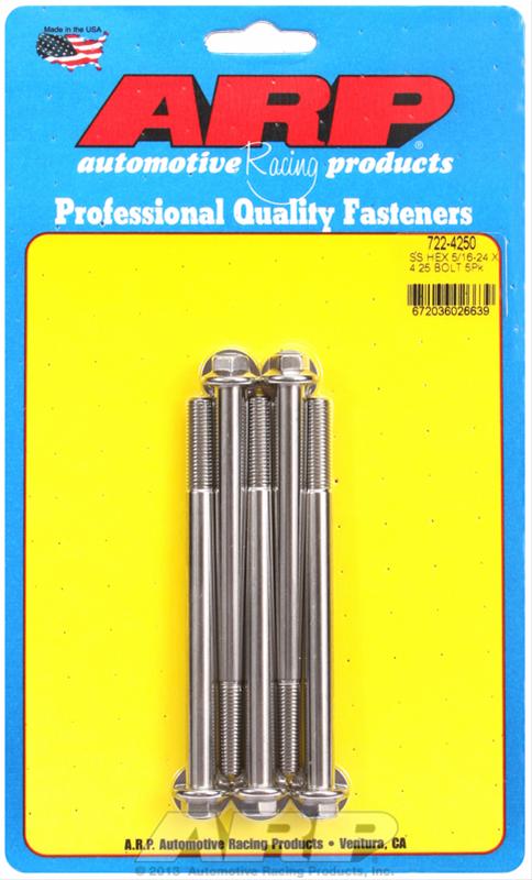 ARP ARP 5/16"-24 x 4.250 hex SS bolts (722-4250) SR