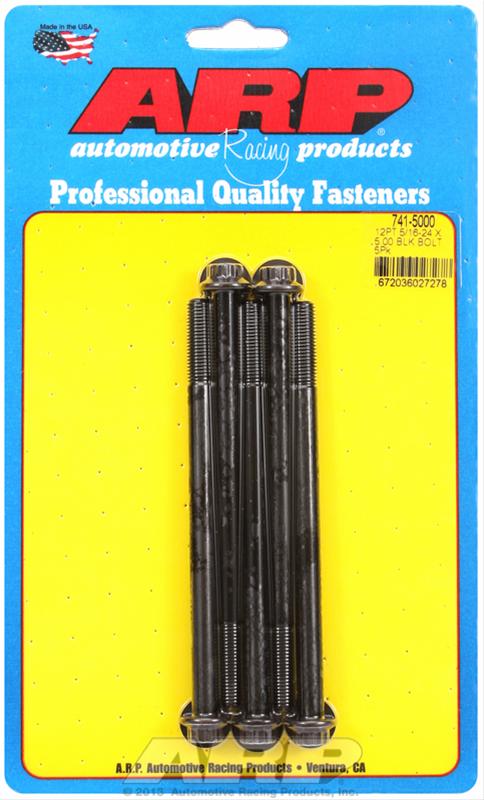 ARP ARP 5/16"-24 x 5.000 12pt black oxide bolts (741-5000) SR