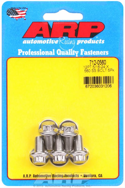 ARP ARP 5/16"-24 x .560 12pt SS bolts (712-0560) SR