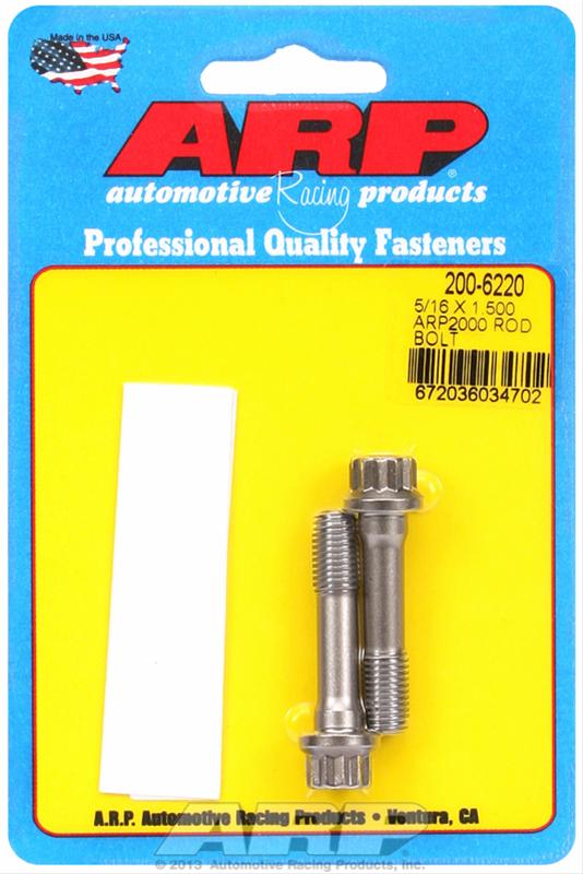 ARP ARP 5/16" X 1.5 ARP2000 rod bolt kit (200-6220) SR