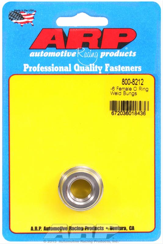 ARP ARP -6 female O ring steel weld bung (800-8212) SR