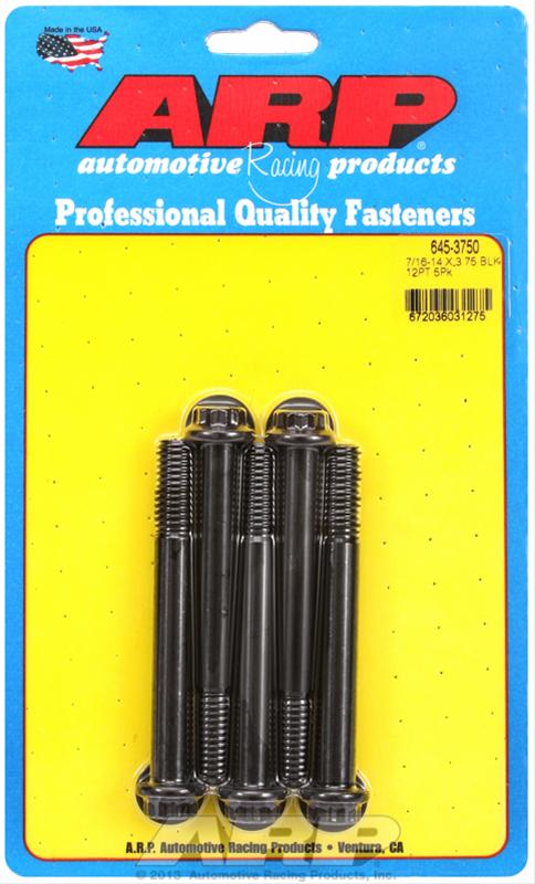 ARP ARP 7/16"-14 X 3.750 12pt 1/2 wrenching black oxide bolts (645-3750) SR