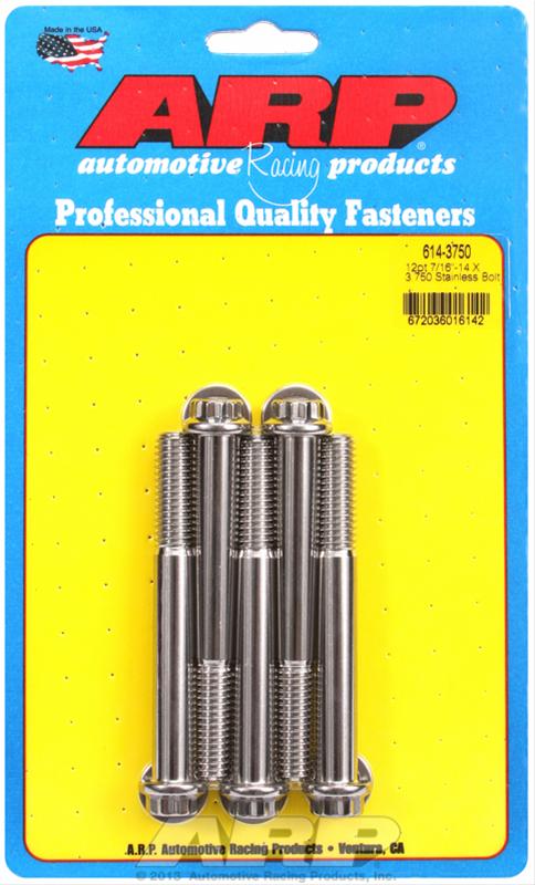 ARP ARP 7/16"-14 X 3.750 12pt 1/2 wrenching SS bolts (614-3750) SR