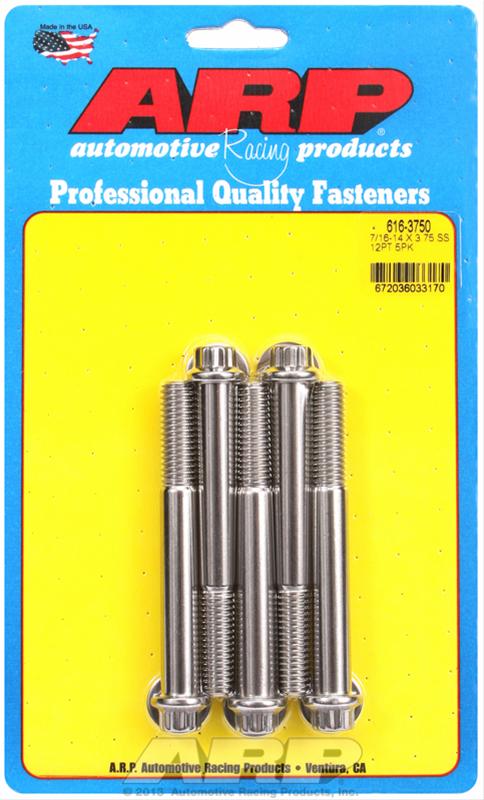 ARP ARP 7/16"-14 X 3.750 12pt SS bolts (616-3750) SR