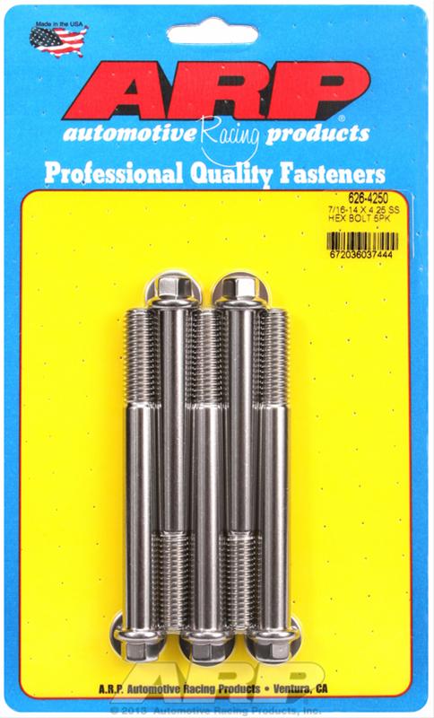 ARP ARP 7/16"-14 X 4.250 hex SS bolts (626-4250) SR