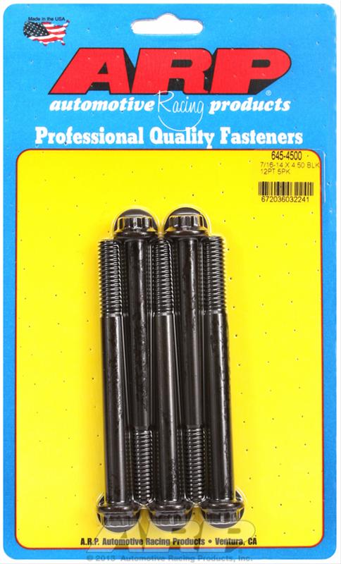 ARP ARP 7/16"-14 X 4.500 12pt 1/2 wrenching black oxide bolts (645-4500) SR