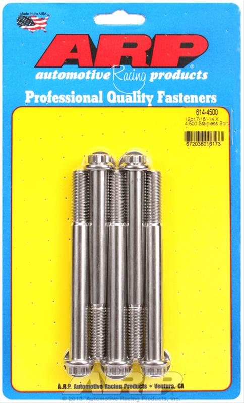 ARP ARP 7/16"-14 X 4.500 12pt 1/2 wrenching SS bolts (614-4500) SR
