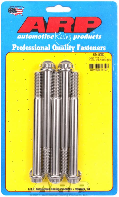 ARP ARP 7/16"-14 X 5.000 12pt 1/2 wrenching SS bolts (614-5000) SR
