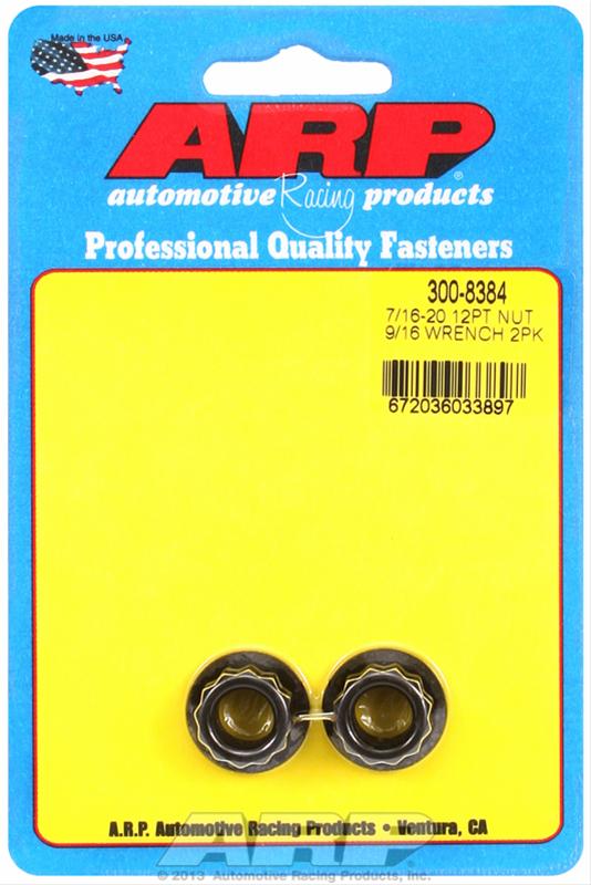 ARP ARP 7/16"-20, 9/16" socket 12pt nut kit (300-8384) SR