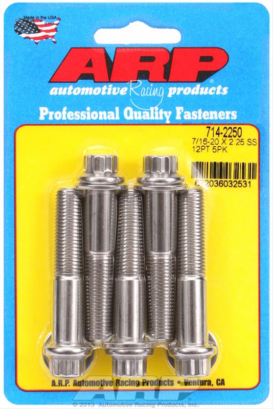 ARP ARP 7/16"-20 x 2.250 12pt SS bolts (714-2250) SR