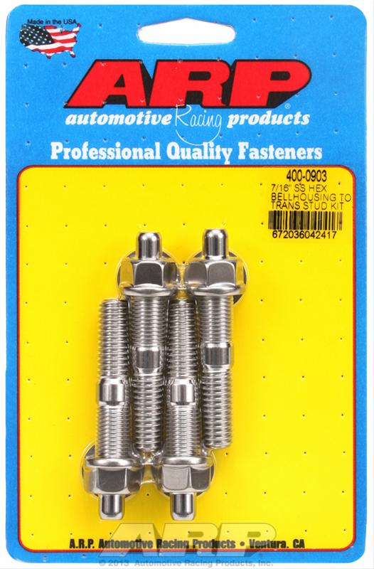 ARP ARP 7/16" SS hex bellhousing to trans stud kit (400-0903) SR