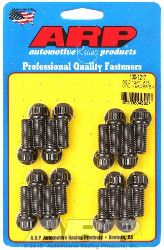 ARP ARP BB Chevy 12pt .875 UHL header bolt kit (100-1217) SR