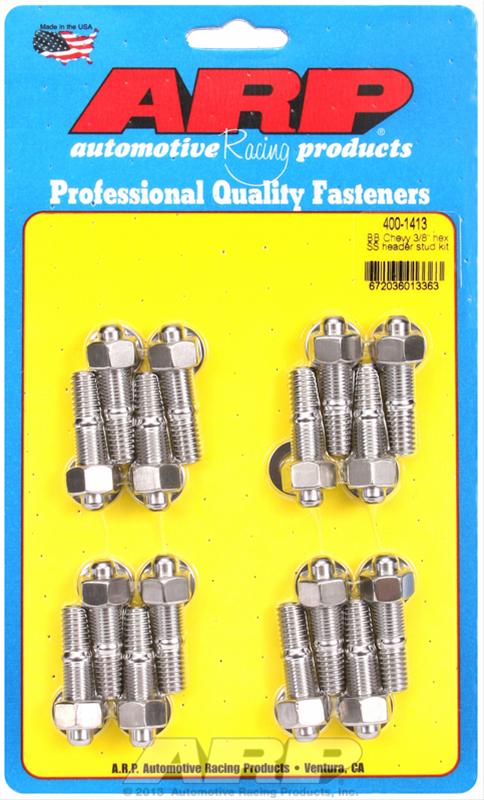 ARP ARP BB Chevy 3/8" hex SS header stud kit (400-1413) SR