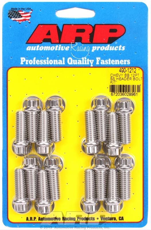 ARP ARP BB Chevy SS 12pt header bolt kit (400-1212) SR