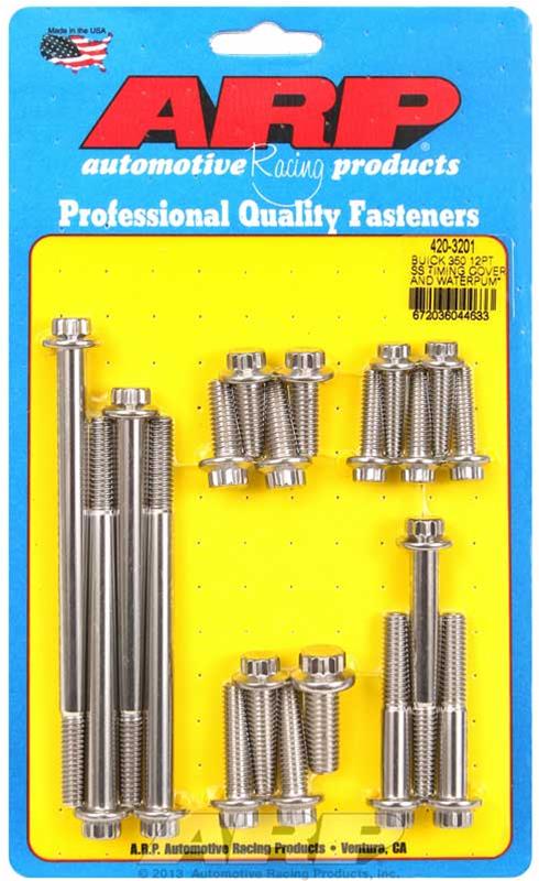 ARP ARP Buick 350 SS 12pt timing cover & water pump bolt kit (420-3201) SR