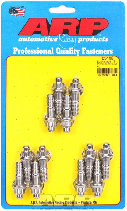 ARP ARP Buick Stage II & Prod SS header stud kit (420-1402) SR