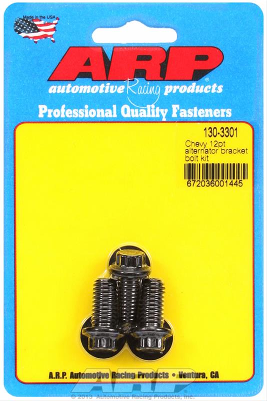 ARP ARP Chevy 12pt alternator bracket bolt kit (130-3301) SR